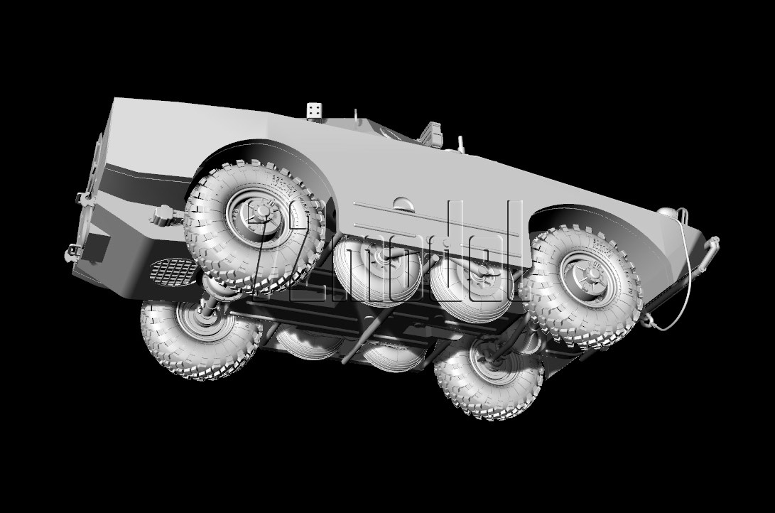 Бронированная разведывательно-дозорная машина БРДМ-1 1:72