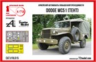 Армейский автомобиль повышенной проходимости DODGE WC51 (тент) 1:72 RL015 - фото 6842