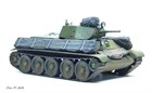 Советский средний гусеничный танк А-32 (20к и доп.нагрузка) 1:72 RL009