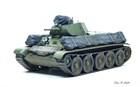 Советский средний гусеничный танк А-32 (20к и доп.нагрузка) 1:72 RL009
