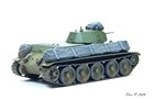 Советский средний гусеничный танк А-32 (20к и доп.нагрузка) 1:72 RL009