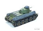 Советский средний гусеничный танк А-32 (20к и доп.нагрузка) 1:72 RL009